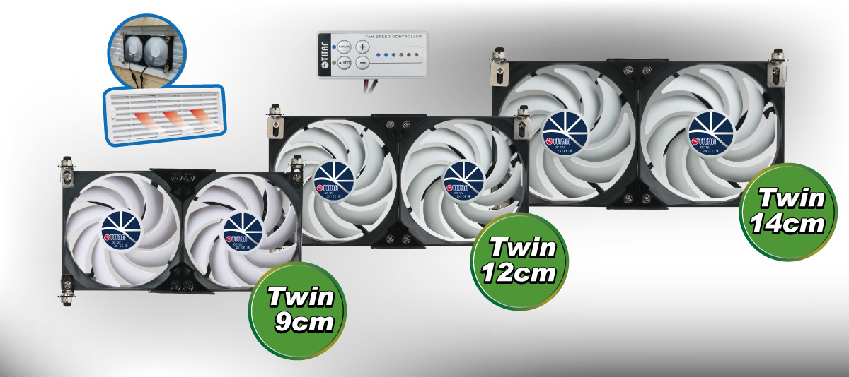 12V DC refrigrator vent fan series model differences